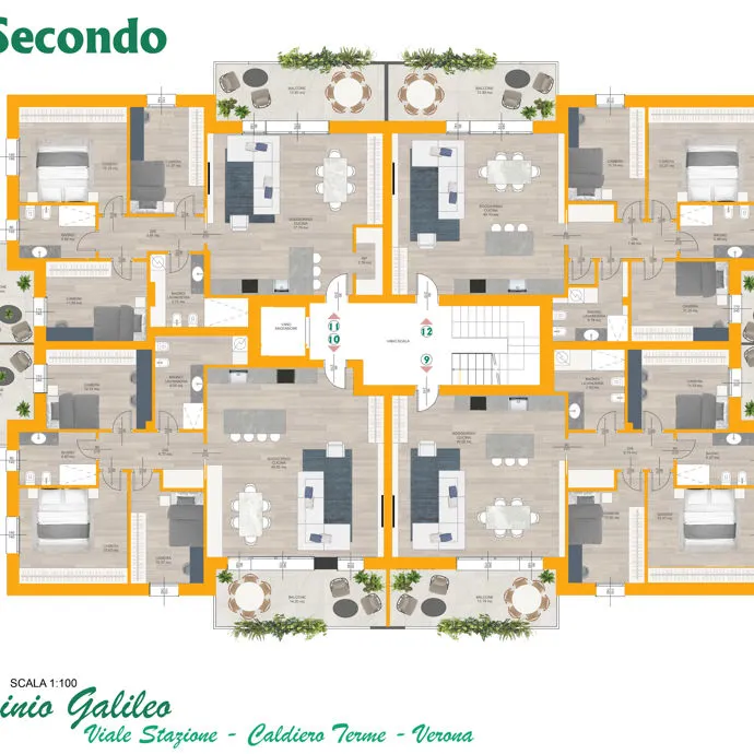 CONDOMINIO GALILEO - PIANO SECONDO